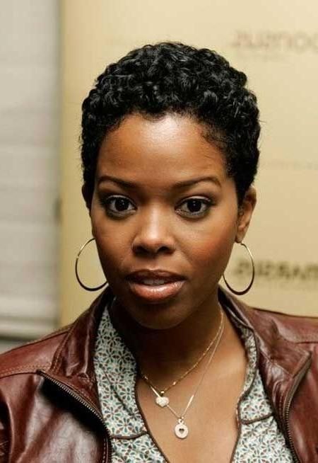 Short Hairstyles: African American Natural Short Hairstyles Images Intended For Short Haircuts For Natural African American Hair (View 18 of 20)