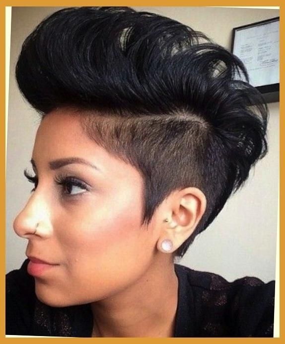 Short Hairstyles And Cuts | Shaved Sides Mohawk For Women With With Shaved Side Short Hairstyles (View 20 of 20)