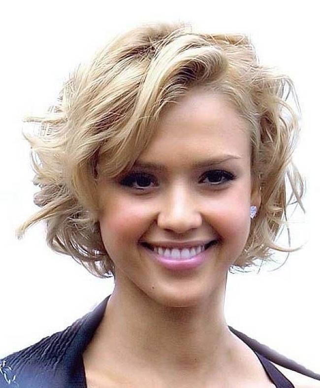 Short Hairstyles: Awesome Short Thick Wavy Hairstyles Simple Ideas Within Thick Curly Hair Short Hairstyles (View 11 of 20)