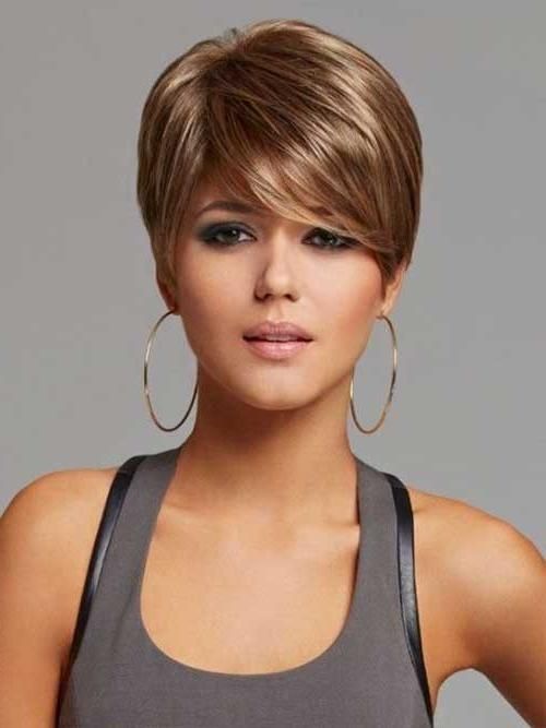 Short Hairstyles: Best 2016 Short Hairstyles For Thick Hair 2016 In Short Hairstyles Thick Straight Hair (View 19 of 20)