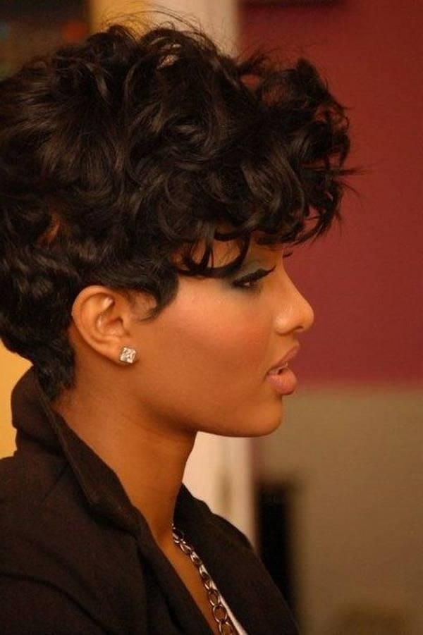 Short Hairstyles For African American Women  Pertaining To African American Short Haircuts For Round Faces (View 9 of 20)