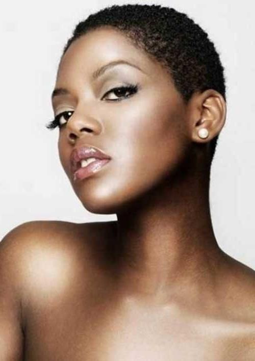 Short Hairstyles For Black Women With Round Faces | Short Inside Short Haircuts For Round Faces Black Women (View 1 of 20)