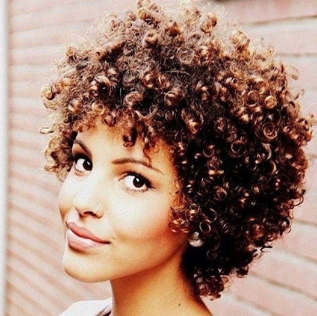 Short Hairstyles For Natural Black Hair Short Curly Black With Short Haircuts For Curly Black Hair (View 20 of 20)