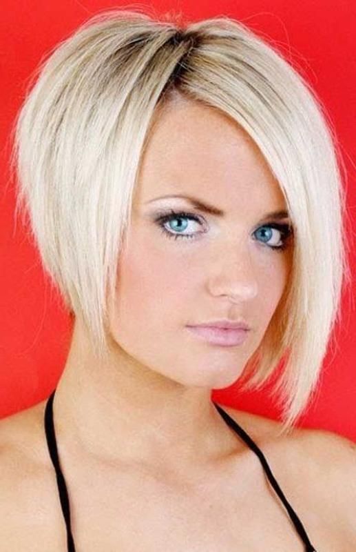 Short Hairstyles For Round Faces Black Short Layered Bob Pertaining To Short Haircuts Bobs For Round Faces (View 10 of 20)
