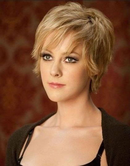 Short Hairstyles: New Ideas Short Hairstyles For Fine Hair Oval Pertaining To Short Hairstyles For Long Face And Fine Hair (View 7 of 20)