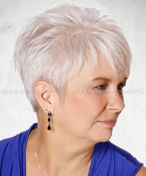 Short Hairstyles Over 50 – Short Hairstyle For Grey Hair | Trendy Regarding Gray Hair Short Hairstyles (View 5 of 20)