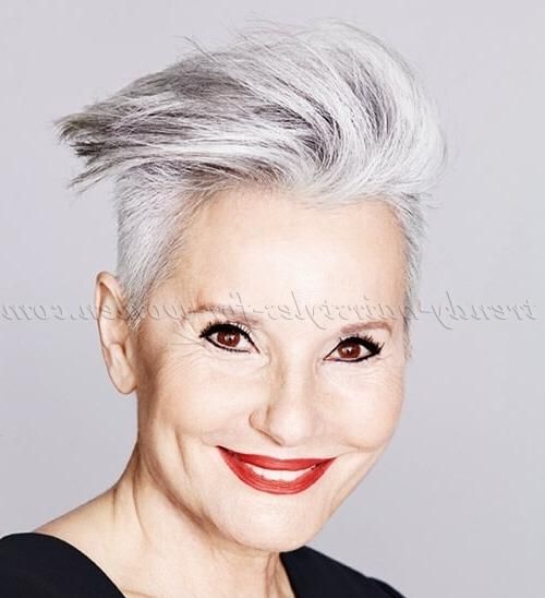 Short Hairstyles Over 50 – Short Modern Hairstyle For Gray Hair Intended For Gray Hair Short Hairstyles (View 12 of 20)