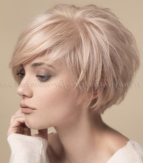 Short Hairstyles With Long Bangs – Asymmetrical Short Hairstyle Inside Asymmetrical Short Haircuts For Women (View 6 of 20)