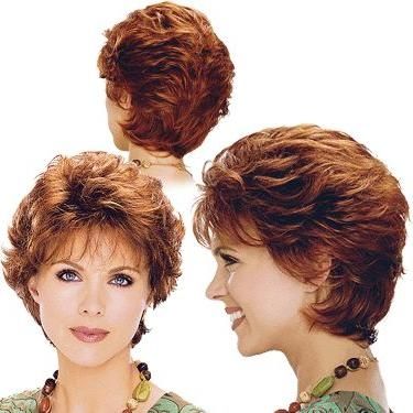 Short Wavy (red?) Feathered Cut / Full Body / Longer Neckline With Regard To Short Hairstyles With Feathered Sides (View 7 of 20)