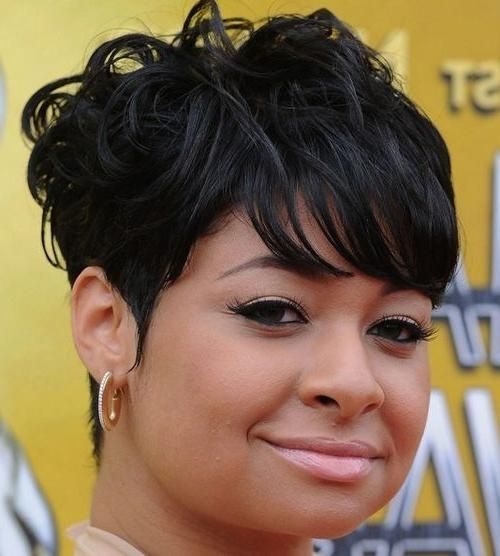 The 25+ Best Black Hairstyles For Round Faces Ideas On Pinterest Intended For Short Hairstyles For Round Faces Black Hair (View 18 of 20)