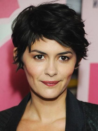 The 6 Most Stylish Short Haircuts | Audrey Tautou, Short Haircuts With Regard To Short Haircuts For High Cheekbones (Gallery 2 of 20)