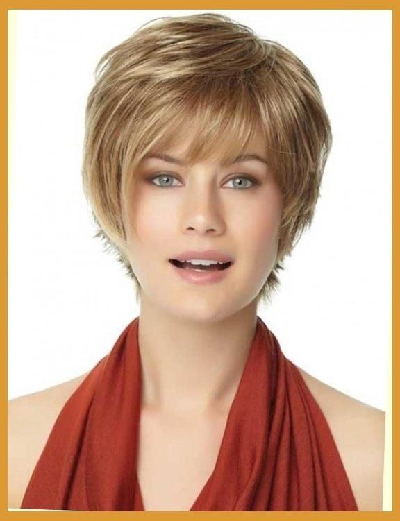 Trendy Bang Haircuts For Round Face Hairzstyle : Hairzstyle With Short Haircuts For Chubby Face (View 20 of 20)