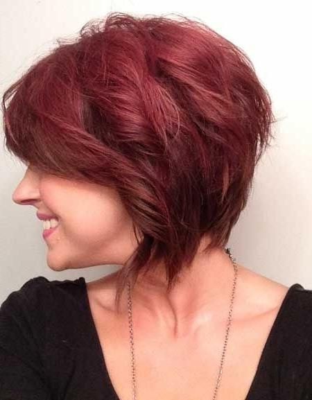 Trendy Short Wavy Hairstyles: Red Haircut For Women – Popular Haircuts With Regard To Short Hairstyles With Red Hair (View 11 of 20)