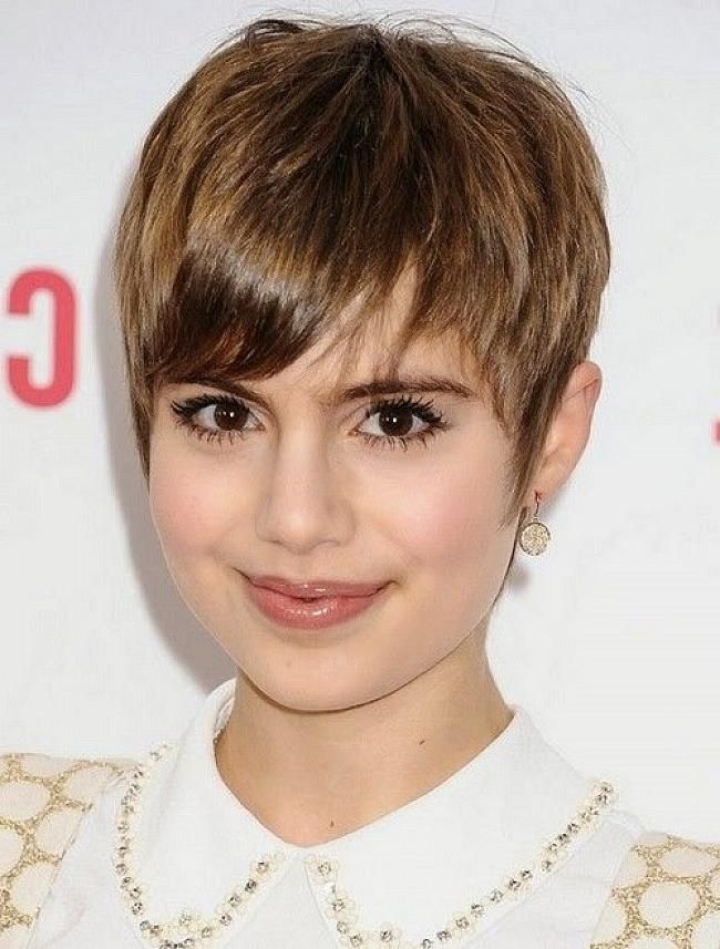 Very Short Hairstyles For Thin Fine Hair Also Straight For Women In Short Hairstyles For Round Face And Fine Hair (Gallery 19 of 20)