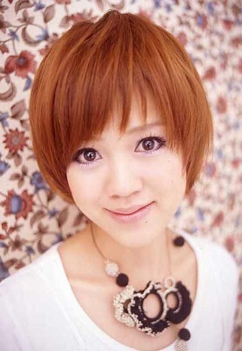 15 Short Straight Hairstyles For Round Faces | Short Hairstyles Throughout Short Asian Hairstyles For Round Faces (View 3 of 20)