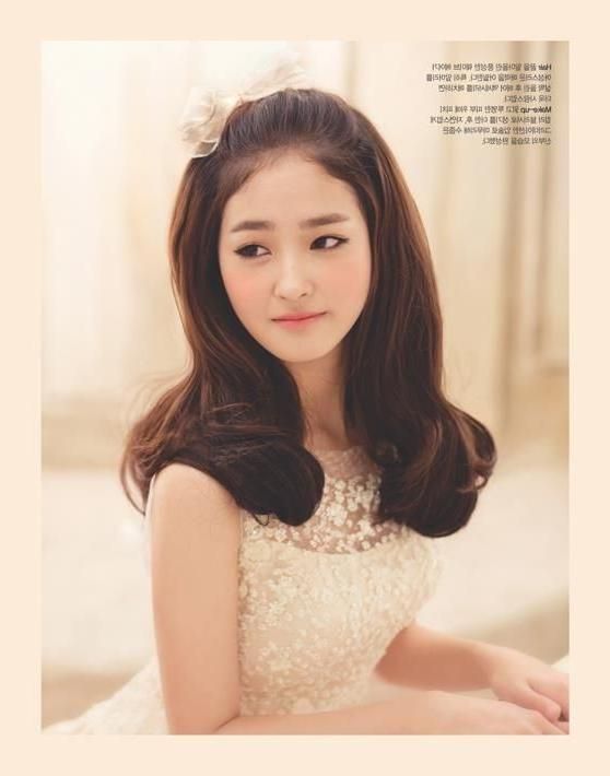 4 Best Korean Girls Hairstyle Ideas For Wedding (4) – Hairzstyle In Korean Hairstyles For Party (View 6 of 20)