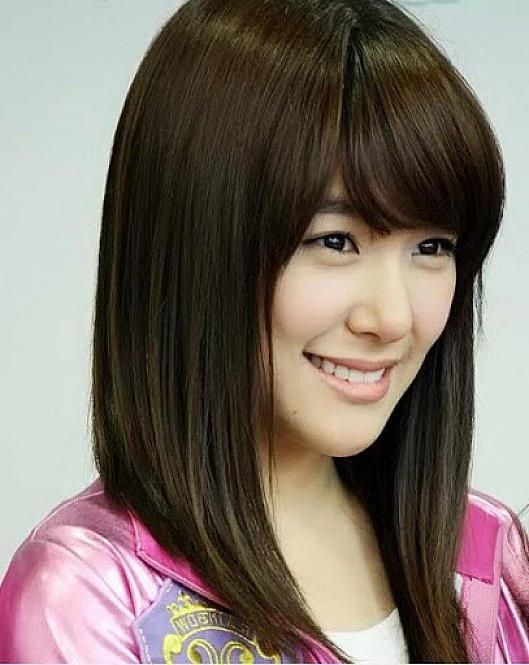 Bangs ~ Medium Hairstyles Gallery 2017 Pertaining To Asian Hairstyles With Side Bangs (View 8 of 20)
