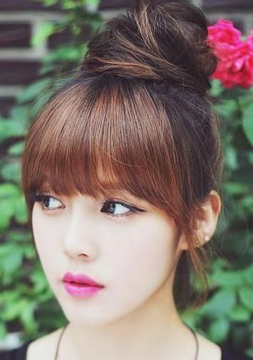 Best 25+ Asian Bangs Ideas On Pinterest | See Through Bangs Korean With Regard To Asian Hairstyles With Bangs (View 5 of 20)