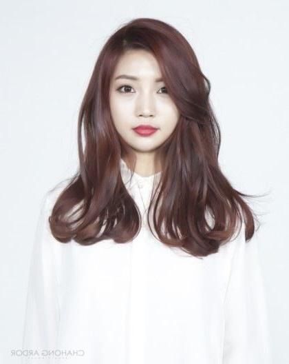 Best 25+ Long Asian Hairstyles Ideas On Pinterest | Asian Hair Regarding Long Korean Hairstyles (View 2 of 20)