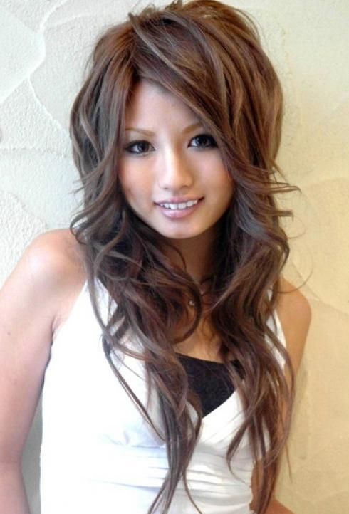 Cute Asian Hairstyles For Girls: High Volume & Large Waves Intended For Asian Hairstyles For Girl (View 16 of 20)