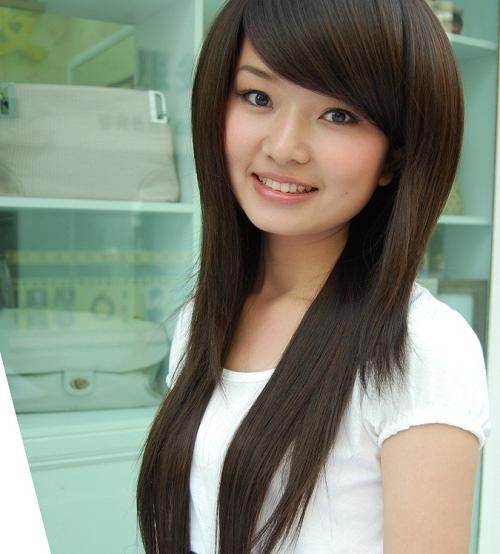 Cute Long Hairstyles For Girls With Round Faces – New Hairstyles Pertaining To Round Face Asian Hairstyles (View 6 of 20)