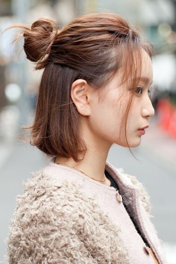 Hairstyles Ideas : Korean Medium Length Hairstyles Korean Regarding Easy Asian Hairstyles (View 4 of 20)