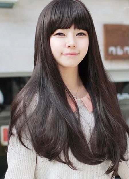 Korean Female Hairstyle – Baby Doll – Latest Hair Styles – Cute With Korean Haircuts For Women (View 14 of 20)