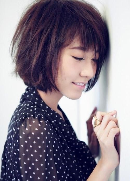 Most Popular Asian Hairstyles For Short Hair – Popular Haircuts Throughout Short Asian Haircuts (View 6 of 20)