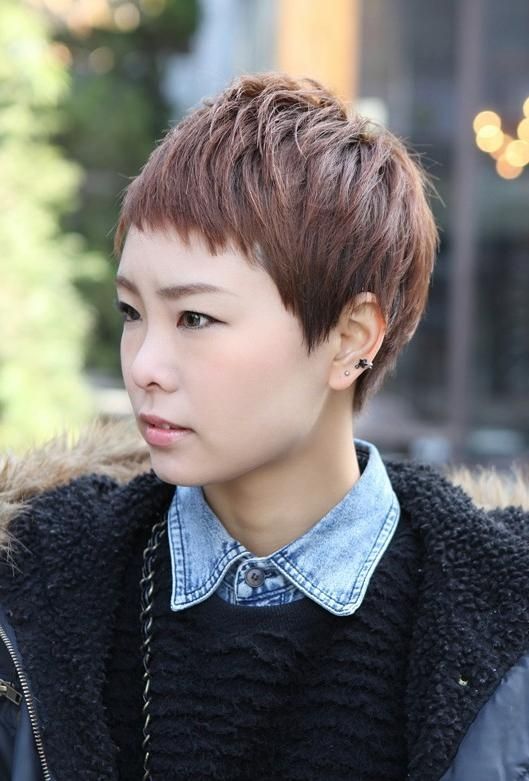 Short Layered Boyish Haircut – 2013 Trendy Short Asian Hairstyles Intended For Trendy Asian Hairstyles (View 9 of 20)