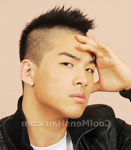 Taeyang Short Razored Mohawk Haircuts – Cool Men's Hair For South Korean Hairstyles (View 8 of 20)