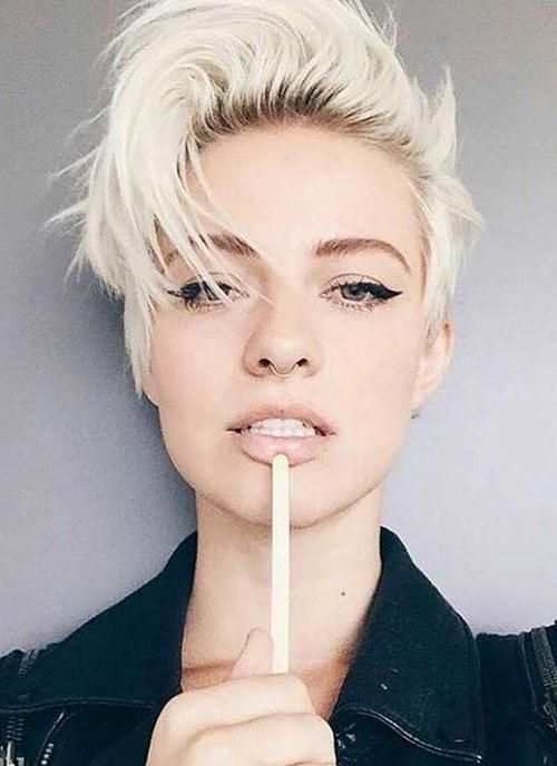 100 Short Hairstyles For Women: Pixie, Bob, Undercut Hair With Regard To Newest Pixie Haircuts For Oblong Face (View 2 of 20)