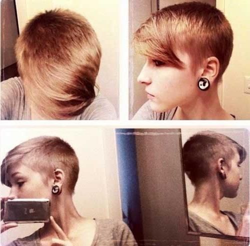 15 Nice Shaved Pixie Cuts (Gallery 19 of 20)