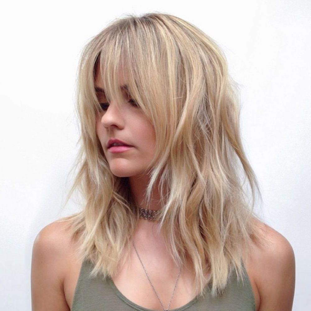 2018 Shaggy Layered Hairstyles Intended For 22 Best Medium Length Hairstyles For Thin & Fine Hair (2018 Ideas) (View 6 of 15)