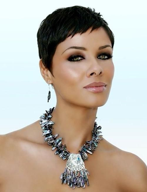 6 Gorgeous Short Pixie Cuts For Black Women : Woman Fashion Inside Favorite Short Pixie Haircuts For Black Hair (View 16 of 20)