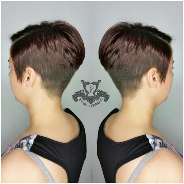 Asymmetric Stacked Pixie Haircut In 2017 Pixie Haircuts With Stacked Back (View 5 of 20)