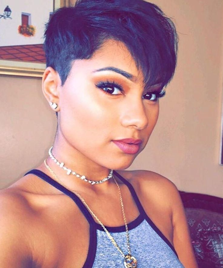Best And Newest Black Girl Pixie Haircuts In Best 25+ Pixie Cut Black Girl Ideas On Pinterest (View 1 of 20)