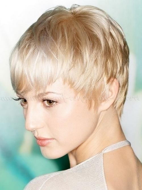 Current Blonde Pixie Haircuts Pertaining To Pixie Haircut – Blonde Pixie Hairstyle (View 12 of 20)