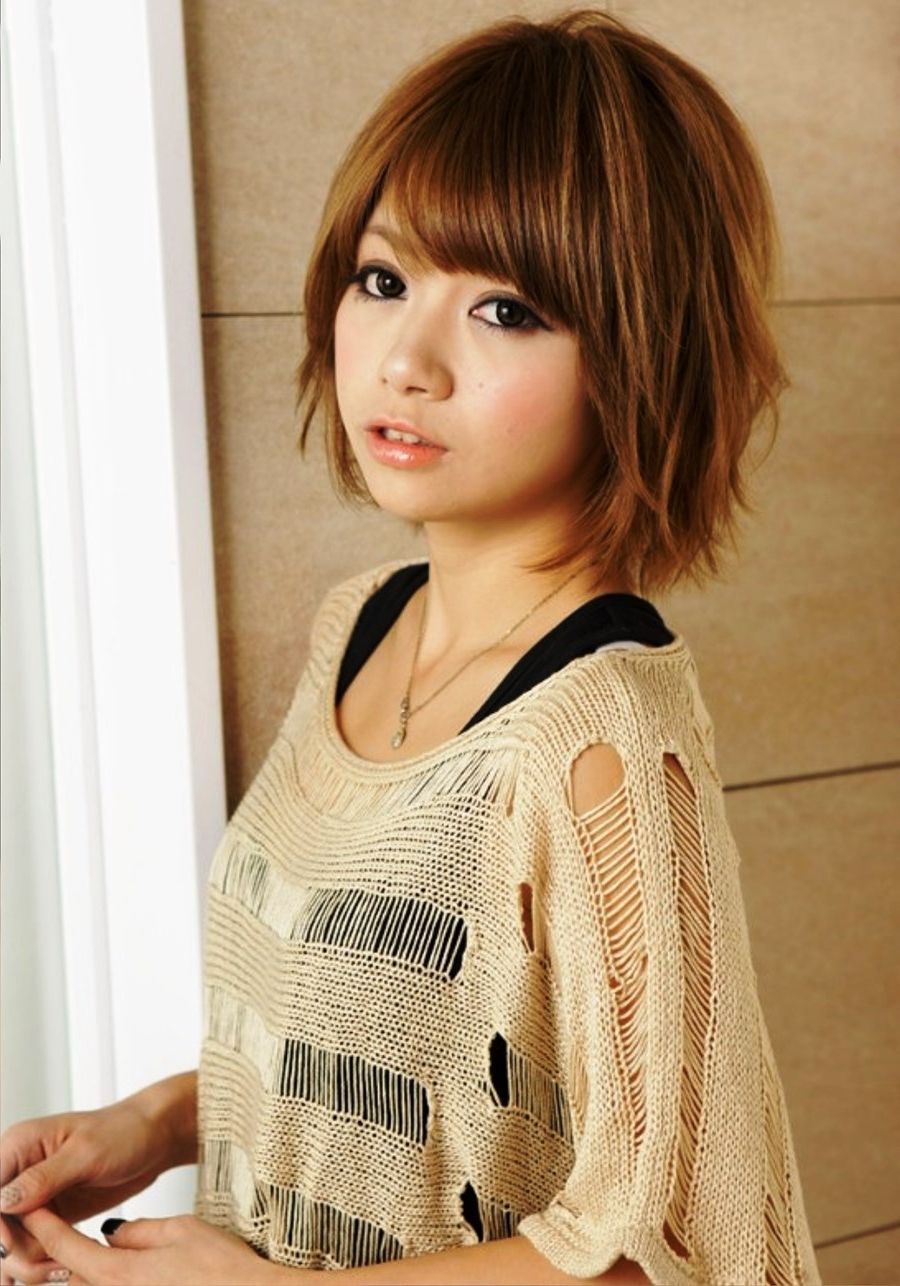 Emo And Harajuku Is A Most Model Of Japanese Hairstyle : Simple For Latest Asian Shaggy Hairstyles (Gallery 15 of 15)