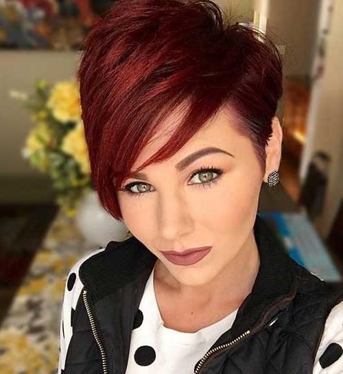 Fashionable Red Pixie Haircuts With Regard To Gorgeous Red Pixie Hairstyles (View 18 of 20)