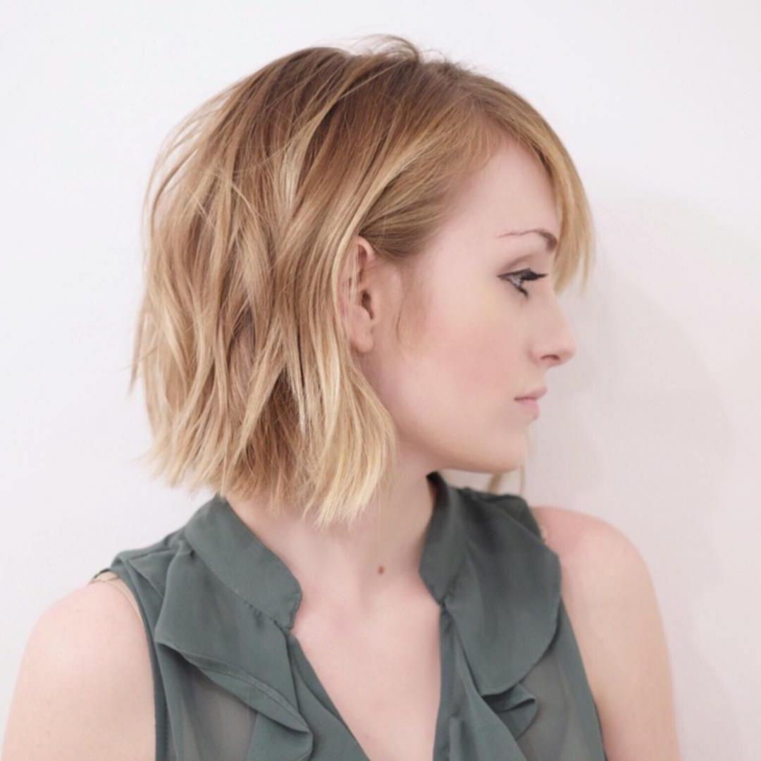 Fashionable Shaggy Hairstyles For Straight Hair Pertaining To Easy Hairstyles For Straight Medium Hair 12 Strawberry Blonde (View 8 of 15)