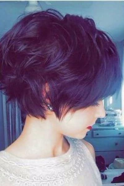 Latest Cute Long Pixie Haircuts Regarding Angled Long Pixie Cut For Wavy Hair Https://www (View 17 of 20)