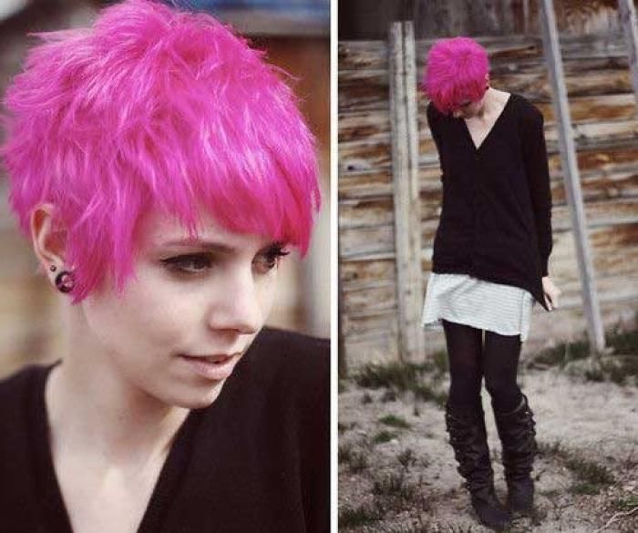 Look At The Picture Of Emo Pixie Haircut – Tiny Hairstyles With Regard To Preferred Emo Pixie Haircuts (View 14 of 20)