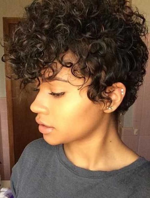 Most Current Naturally Curly Pixie Haircuts Within Best 25+ Curly Pixie Cuts Ideas On Pinterest (View 1 of 20)