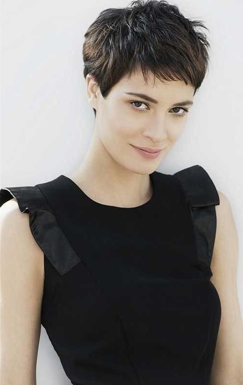 Most Pertaining To Famous Pixie Haircuts For Dark Hair (View 3 of 20)