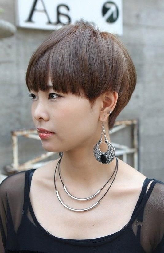 Most Popular Asian Hairstyles For Short Hair – Popular Haircuts Pertaining To Most Popular Asian Pixie Haircuts (View 12 of 20)