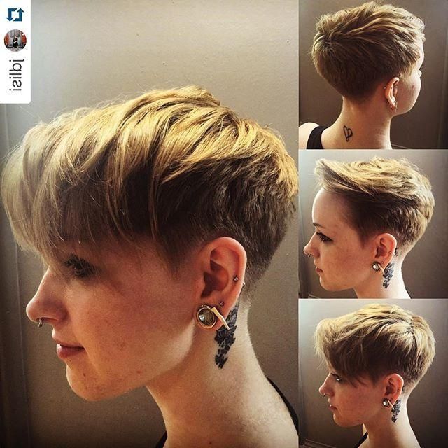 Most Popular New Pixie Haircuts Within 60 Cool Short Hairstyles & New Short Hair Trends! Women Haircuts 2017 (Gallery 19 of 20)