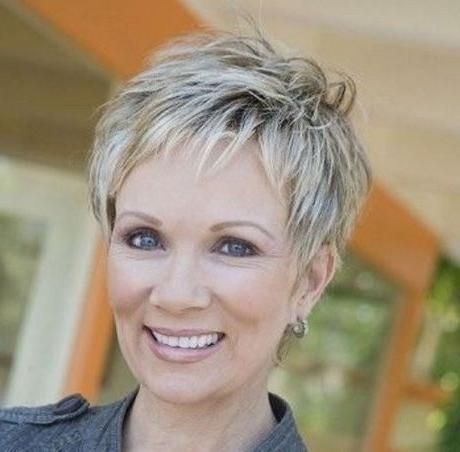 Most Popular Short Pixie Haircuts For Older Women Throughout Short Pixie Haircuts For Women Over  (View 18 of 20)