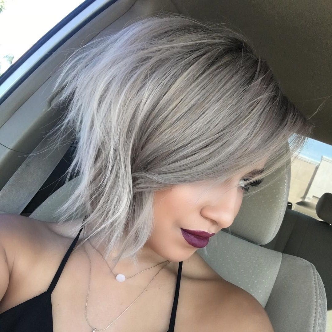 Most Recently Released Shaggy Grey Hairstyles Inside 100 Mind Blowing Short Hairstyles For Fine Hair (View 4 of 15)