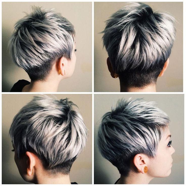 Most Up To Date Gray Hair Pixie Haircuts With Best 25+ Short Silver Hair Ideas On Pinterest (View 10 of 20)