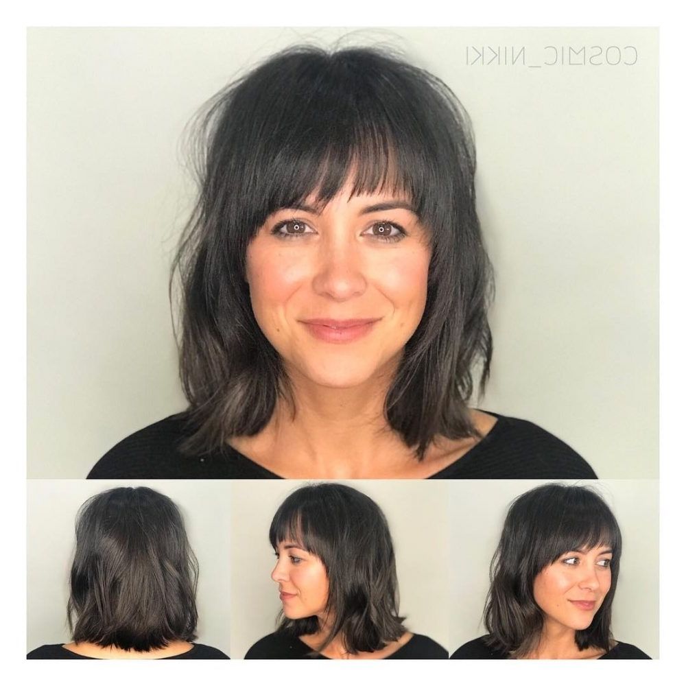 Newest Shaggy Chic Hairstyles With 41 Chic Medium Shag Hairstyles & Haircuts For Women  (View 11 of 15)